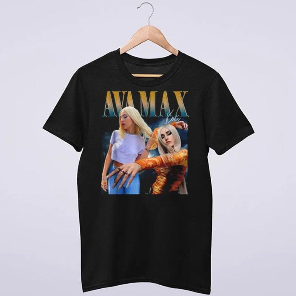 Ava Max On Tour Finally T Shirt Pop Music Concert Graphic Fan Gift Retro